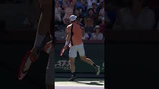 Vintage Andy Murray vs Andrey Rublev  Indian Wells Highlights [upl. by Yrdua]