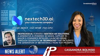 Nextech3D Ai launches breakthrough generative AI technology [upl. by Schiff]