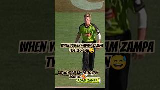 Adam zampa bowling adamzampa zampa kumble googly bbl testmatch legspin shanewarne viral fy [upl. by Akenet]