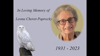 Funeral Service for Leona CheretPaprocky [upl. by Leggat]