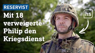 Vom Kriegsdienstverweigerer zum BundeswehrReservisten  hessenschau [upl. by Esirrehc]