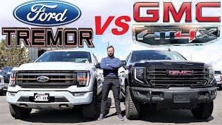 2023 Ford Tremor VS 2023 GMC Sierra AT4X Step Aside Ford Theres A New King In Town [upl. by Nodarse833]