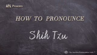 How to Pronounce Shih Tzu Real Life Examples [upl. by Thatcher373]