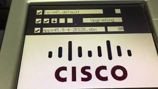 Cisco 7945 7945G upgrade SIP or SCCP firmware [upl. by Nylhsoj769]