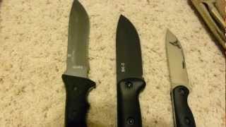 SCHF9 vs Becker BK2 Comparison Knife Review [upl. by Yrekcaz]