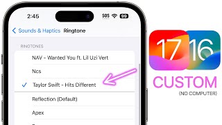 How to Set ANY Song as RINGTONE on iPhone Easiest Way [upl. by Nylatsyrc]