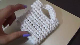 Mini Bolsa a Crochet con Trapillo Reciclado [upl. by Nnairrek]