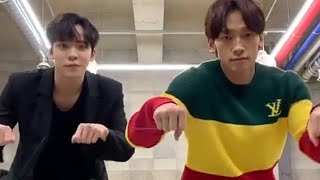 RAIN x ATEEZ YUNHO  CIIPHER quotI LIKE YOUquot Tiktok challenge [upl. by Oluap]