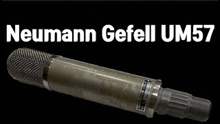 Neumann Gefell UM57 tube mic M7 Capsule [upl. by Oibaf]