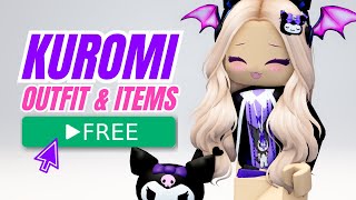 FREE KUROMI OUTFIT amp AVATAR ITEMS DONT MISS OUT [upl. by Dyann131]