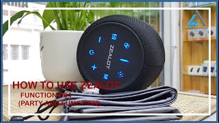 HOW TO USE ZEALOT FUNCTION S64 SUPER BASS WIRELESS SPEAKER  PARTY ADD FUNCTION ZEALOT S64 [upl. by Anamuj]