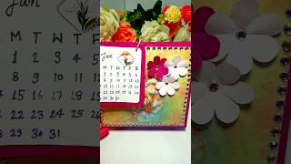 DIY Calendar 2024 Home Deecor  Wall Decor Calendar  Calendar making DIY 2024 Paper Art  shorts [upl. by Stannfield]