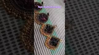 Resin Jhumka  resinjewelry resinjhumka shortvideo uvresin uvlamp shorts trending artist [upl. by Elleined]