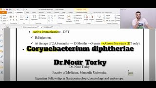 7Corynebacterium diphtheriae [upl. by Jacquenette]