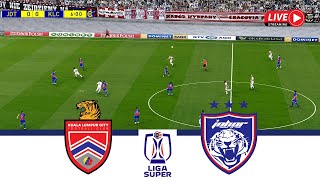 KL CITY vs JDT LIVE  Malaysia Super League 2324 Match 2 LIVE Today Johor Darul Tazim  PES [upl. by Mars]