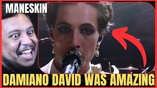 MANESKIN CORALINE LIVE  Sanremo Music Festival  VOCAL COACH REACTION [upl. by Airetnahs912]