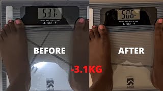 HOW I LOST 3KG IN A WEEK DIET VLOG  SOUTH AFRICAN YOUTUBER [upl. by Chader]