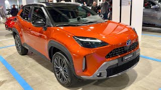 New TOYOTA YARIS CROSS 2023  VISUAL REVIEW exterior interior PRICE Hybrid AWDi [upl. by Godred]