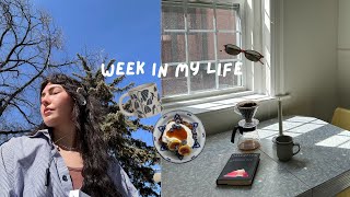 WEEK IN MY LIFE thrifting reading and studying [upl. by Zolnay]