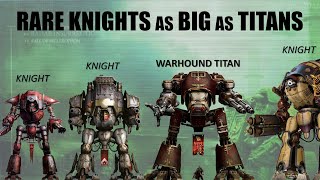 The Biggest Knight Patterns of the Imperium in 40K [upl. by Enyawed]