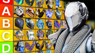 Exotic Titan Armor Tier List 19000 Hours Titan Main [upl. by Hennahane]