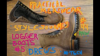 Practical Menswear Style Journey  Chapter 44  PNW Logger Boots 5  Drews  Carolina  Georgia [upl. by Nosinned]