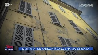 Morta da un anno nessuno lha mai cercata  La Vita in diretta 02122024 [upl. by Koslo]