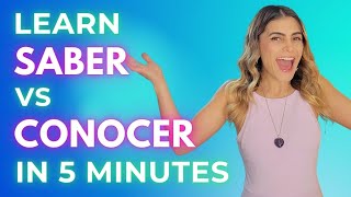 Saber vs Conocer in Spanish  Essential Grammar Lesson [upl. by Teodor336]