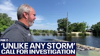 State Senator calls for investigation after Sarasota flooding [upl. by Odlonra]