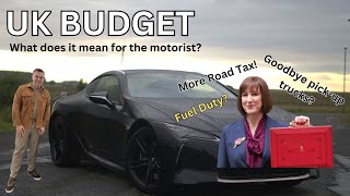 UK Budget Reveals BRUTAL higher taxes for PETROL and DIESEL cars [upl. by Adnawad]