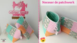 Neceser de patchwork 😍 Súper fácil 🧵 [upl. by Roxanna367]