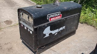 Lincoln ShieldArc 250 Perkins Diesel WelderGenerator Vintage [upl. by Leval]