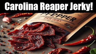 Eating Carolina Reaper Jerky [upl. by Orly907]