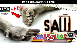 SAW 2004 4K UHDBD HDR10 vs FEL BAKED vs 1080p BD SDR 100nits TRUEDIFFERENCE WATCHINHDR [upl. by Atiuqrehs]