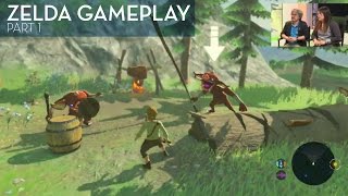 Legend of Zelda Breath Of The Wild Gameplay Part 1 [upl. by Ioved723]