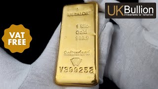 1kg Metalor Gold Cast Bar I Buy Now [upl. by Ecnerolf]