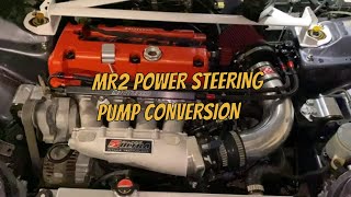 K20 EG With MR2 Power Steering Conversion [upl. by Esilanna]