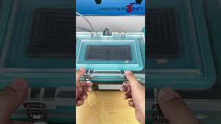 Lewest mini Three in one laminating machine laminating defoaming air compression [upl. by Vadim]