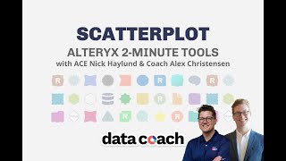 SCATTERPLOT  ALTERYX 2MINUTE TOOLS [upl. by Llenrad]