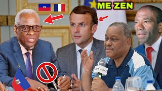 2 Oktòb prezidan Macron fenk entèdi Edgard Leblanc ale en france bwa mare [upl. by Mehalek]