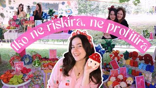 Prodajem na sajmu rukotvorina  iskustva zarada  VLOG 🌸 [upl. by Kippie]