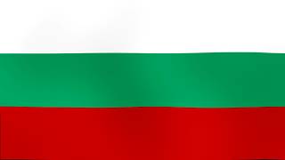 Bandera Ondeando e Himno de Bulgaria  Flag Waving and Anthem of Bulgaria [upl. by Kliber]