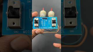 Dual Motor Control Board With Left Rightangle Rotate shorts dcmotor motor [upl. by Kinnon33]