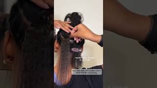 🎁Installing Tape In Extensions AT HOME Natural 4c Hair Texture ft LikableWig [upl. by Mailiw]