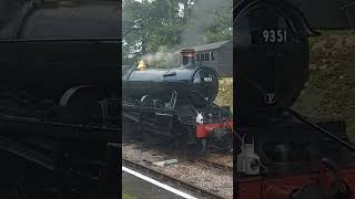 WSR Mogul arriving into Crowcombe Heathfield Station on the West Somerset Railway [upl. by Kosey]