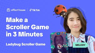 How to Create a Scroller Game in 3 Minutes using TikTok Effect House [upl. by Aikemat]