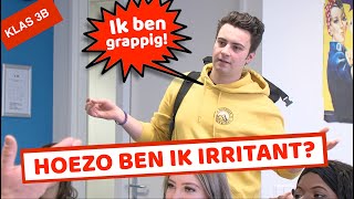 IRRITANTE LEERLING KRIJGT APPLAUS VAN DE KLAS [upl. by Ajay]