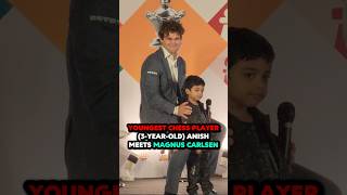 Magnus Carlsen Meets YOUNGEST CHESS PLAYER OF ALL TIME [upl. by Nobe]