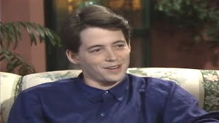 Matthew Broderick discusses stage debut and career in 1987 interview  KCRA Entertainment Archives [upl. by Zsa Zsa]