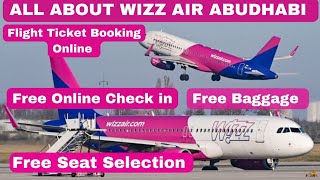 Wizz air Flight booking Free Check in online All details [upl. by Peace]